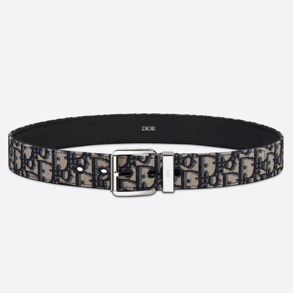 Black and Beige Dior Oblique Jacquard, 35 MM - Picture 5 of 5